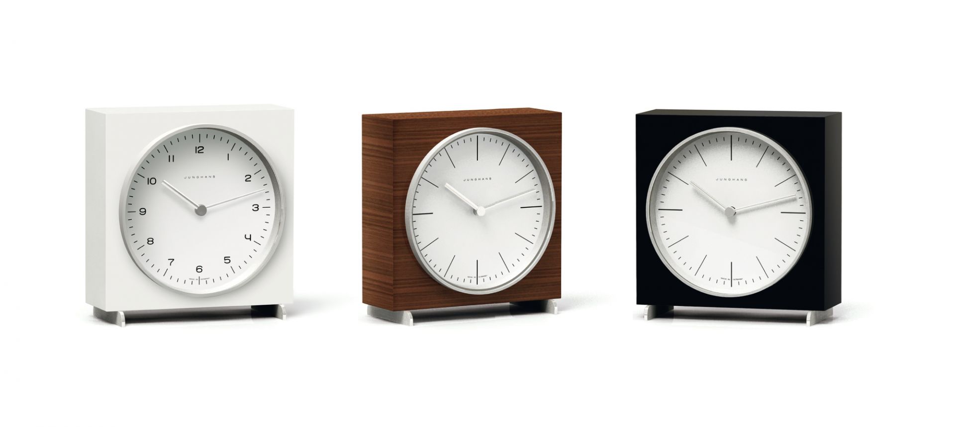 Max Bill Junghans table clock Klein More SINGLE PIECE black KLEIN MORE 15062